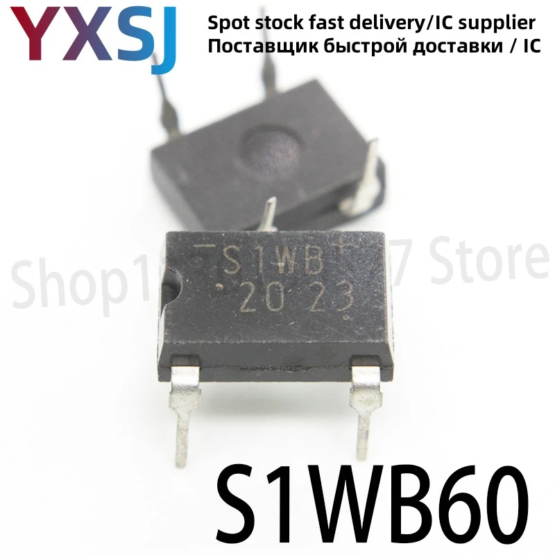 5piece New S1WBS60 S1WB60 rectifier bridge direct plug DIP-4