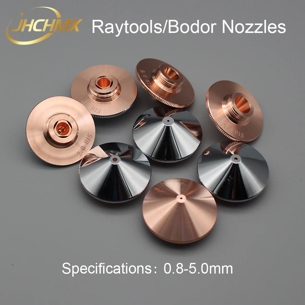 Jhchmx Fiber Laser Nozzles Enkele/Dubbele Laag Dia.32 M14 0.8-5.0Mm Voor Raytools Fiber Laser Hoofd Bodor glorystar Laser Machine