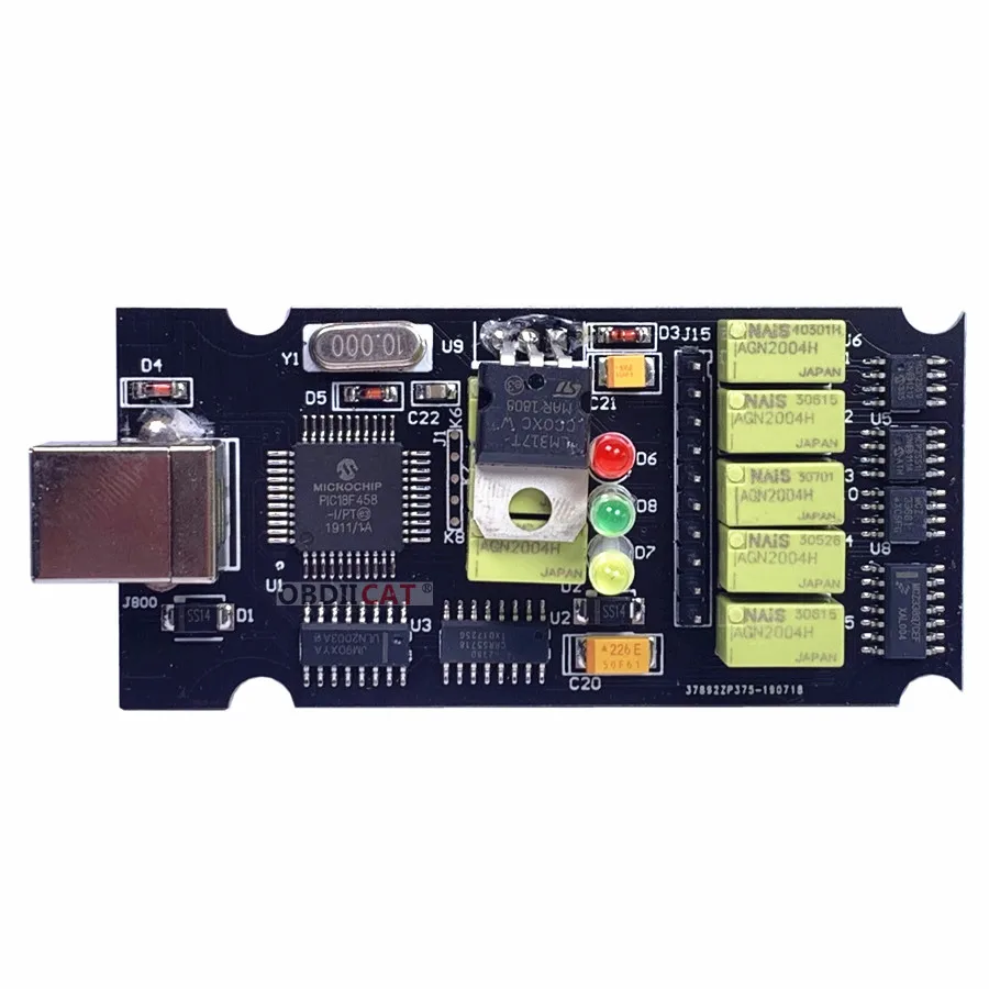 Nieuwste Firmware Opcom 1.99 Obd2 Scanner Can-Bus Codelezer V1.99 Voor O-P-E-L Op Com OP-COM Diagnostische Pic18f458 Ftdi-Chip