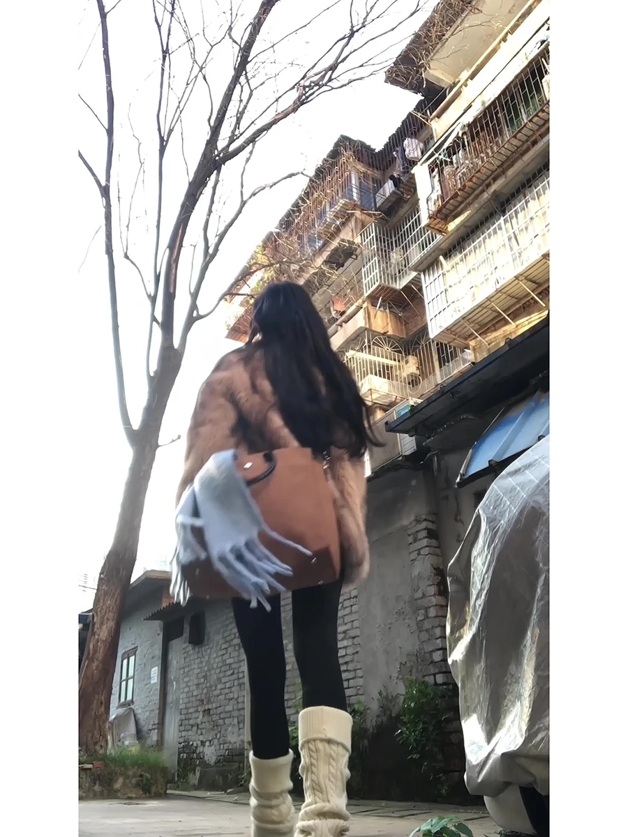 بنطلون نسائي أحمر من قماش جلد القرش للخريف والشتاء، بنطلون يوجا سميك مبطن بالصوف، بنطلون أساسي أسود بأسلوب باربي #4