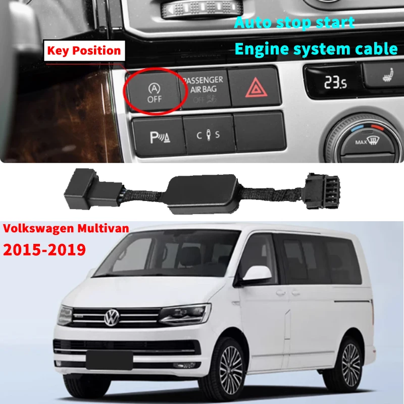 

For VW Volkswagen Multivan 2015-2019 Car Automatic Stop Start Engine System Off Device Control Sensor Plug Stop Cancel