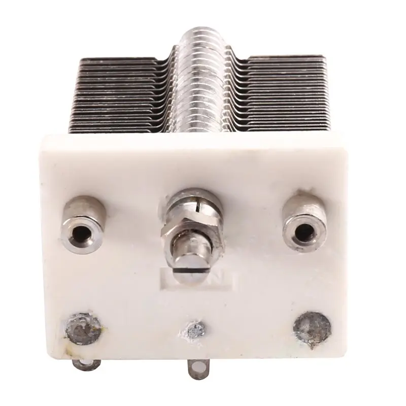 

New Shown-High-Frequency Air Variable Capacitor 15-320PF Porcelain Copper Plate& Loop Antenna