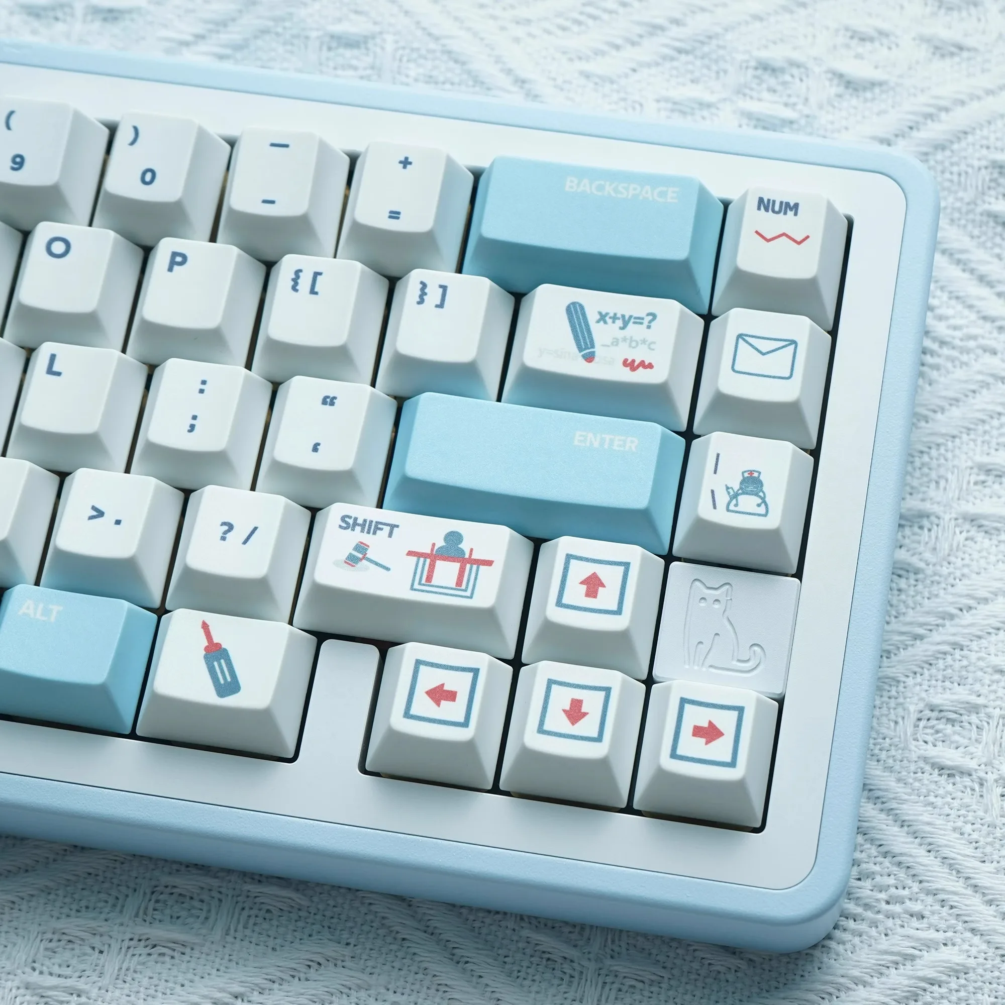 Life Selection Theme Keycaps, Teclado personalizado, Keycaps reduzidos