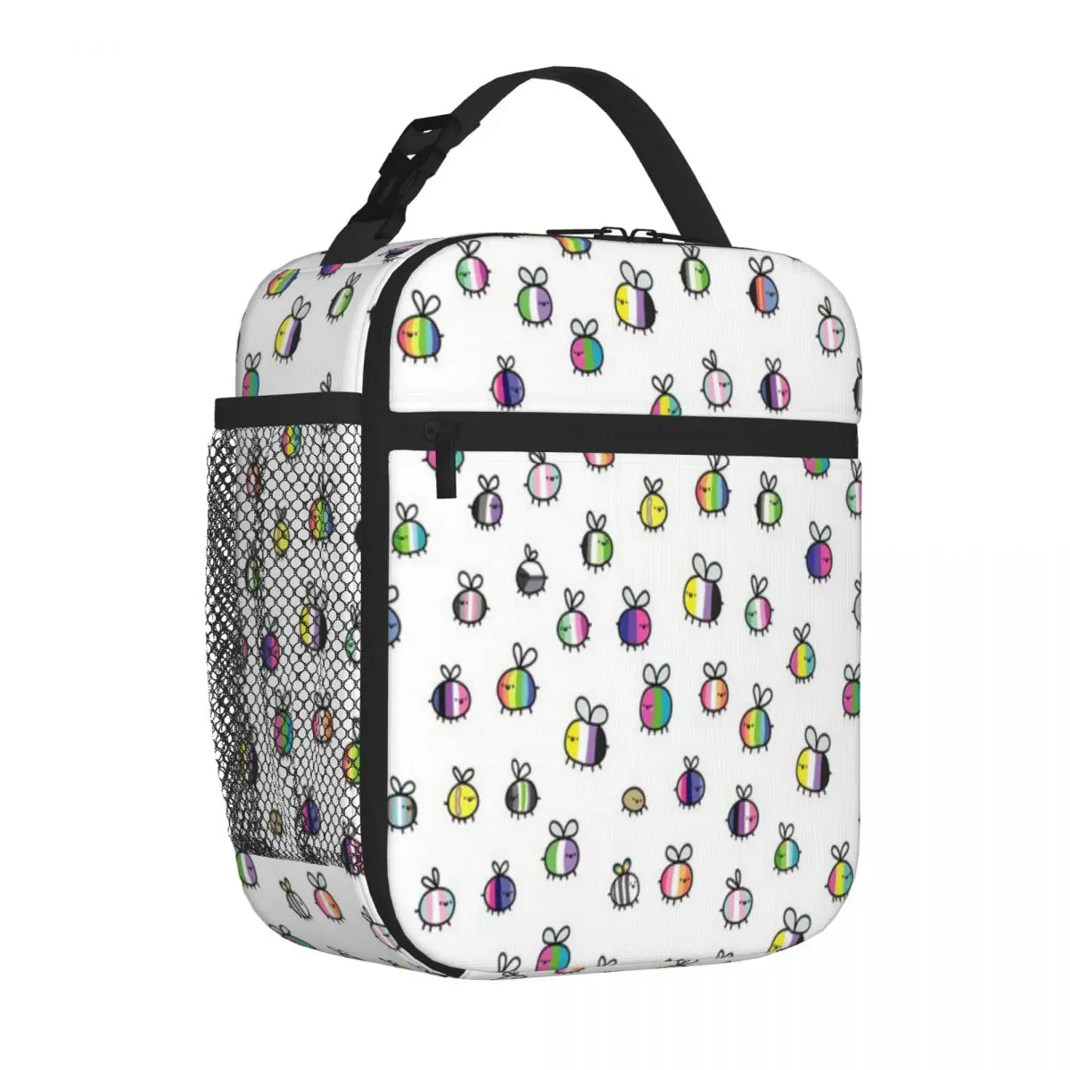 Bestselling Bees Crossbody Portable Lunch Bag Field Work Meal Cooler Tote