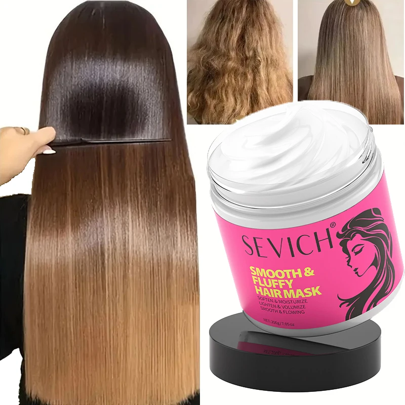 Sevich Keratin Hair Treatment Mask 200g Smooth Nourishing Dryness Split End Relief Improve Frizz Soothing Fluffy Hair Mask Care