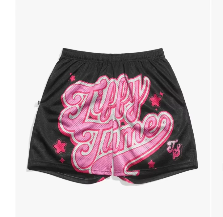 

2026 New Men's Basketball Mesh Shorts Shorts Y2K Oversized Quick Drying Shorts Suitable for Daily An