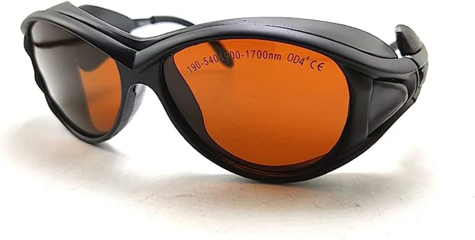 405nm 450nm 532nm 808nm 980nm 1064nm OD4+ OD5+ OD6+ 190nm-540nm & 900nm-1700nm Laser Protective Goggles CE