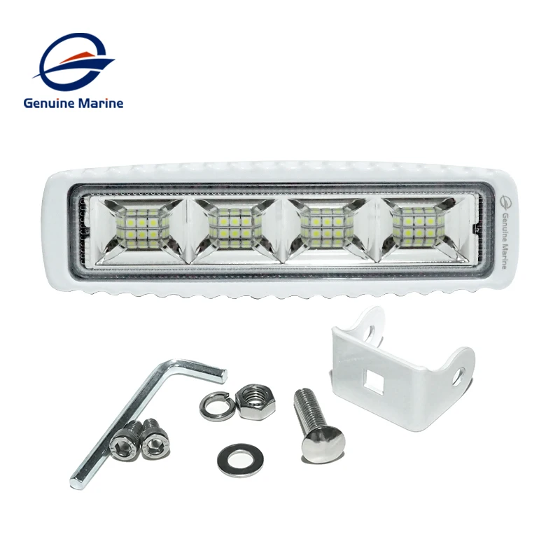 Marine-Außenleuchten aus Edelstahl, IP67, für Terrassendielen, Schiffe, LED-Flutlichter, 1150 lm, 2025