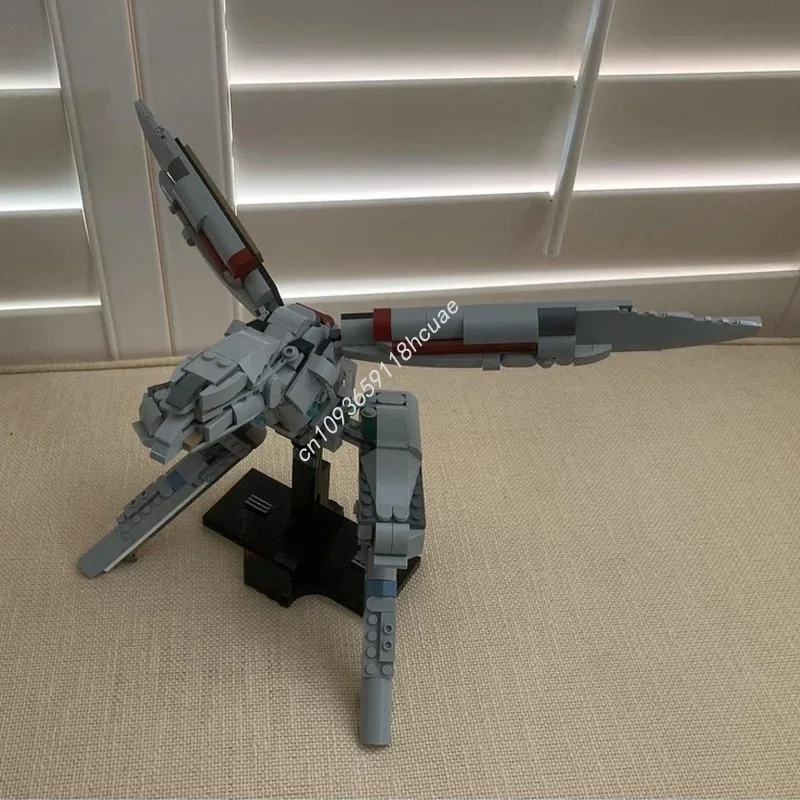 512pcs MOC Metal Gear Ray Iconsed Model Building Blocks Construction Toy DIY Creative Idea Christmas Gifts Education Brick Kids