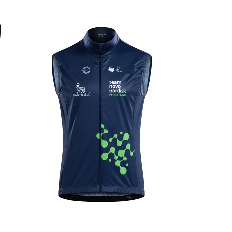 

Ветрозащитная велосипедная куртка NOVO NORDISK Team 2024, жилет без рукавов, одежда Mtb, велосипедная майка Ciclismo