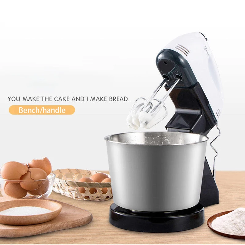 110/220V Stand Food Mixers Kitchen Electric Food Blender Desktop Egg Whisk Cream Cake Dough Kneader Milk Frother Food Processor