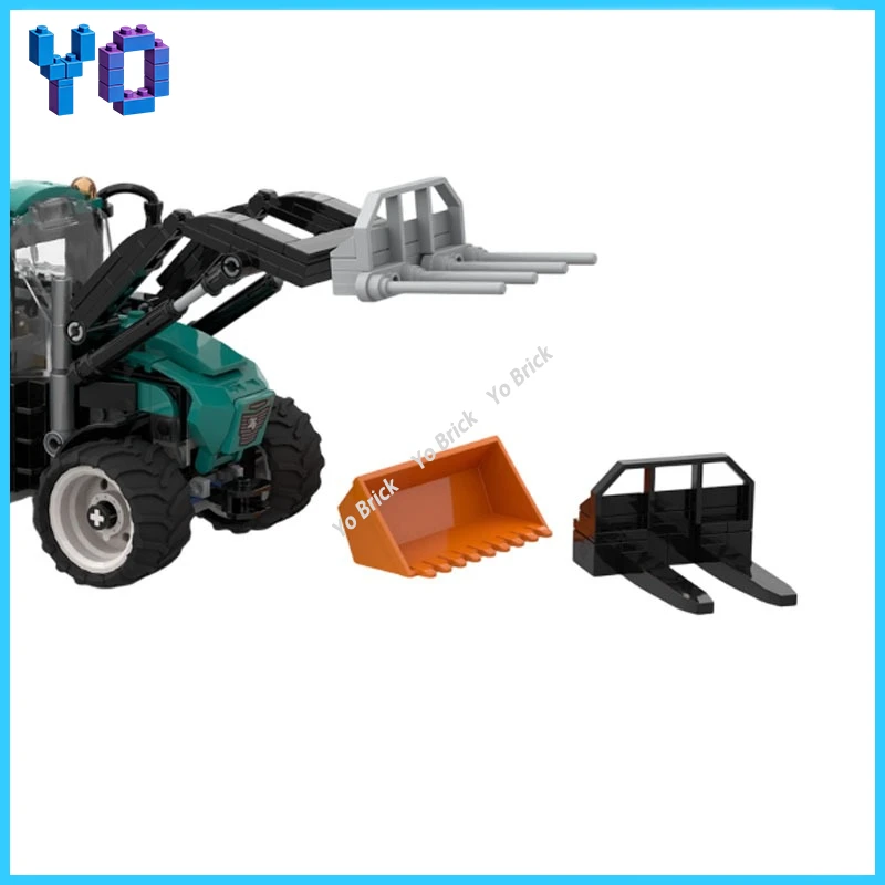 

Набор для сборки City Tractor Expansion Pack MOC, расширенный комплект сельскохозяйственной техники для подарков