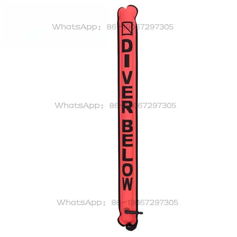 Back Flight Jacket BCD with SMB 1.1m * 12cm Closed Nylon Diving Geodesic Buoy view 3
