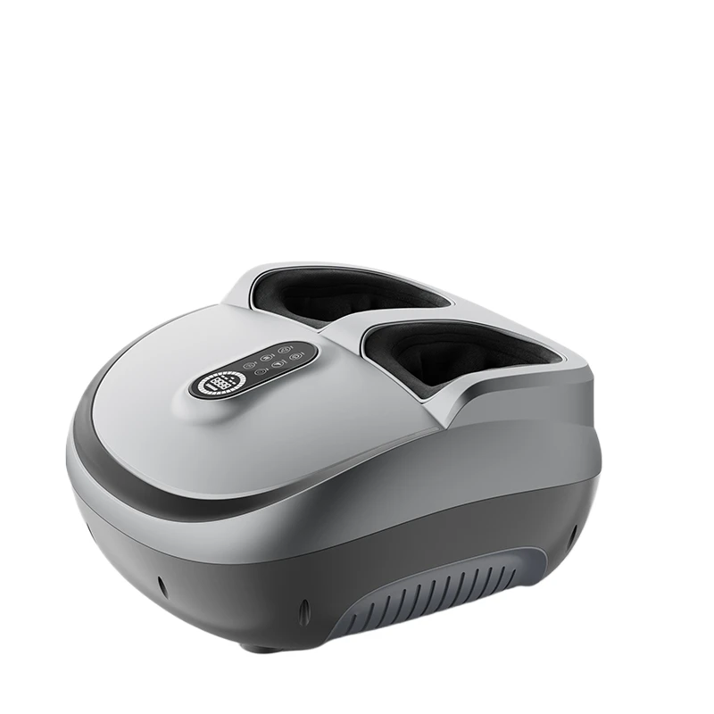 

Shiatsu Foot Massager, Fabric Cover Calf Massager Machine, Heated Roller, Air Compression Reflexology Kneading Spa for Home Use