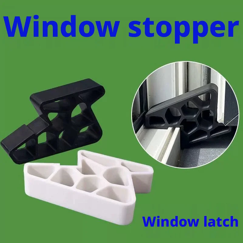 Home Office Bathroom Kitchen Door Stopper Wedge, Heavy Duty Non-Slip Easy Install Floor Protector for Balcony Window