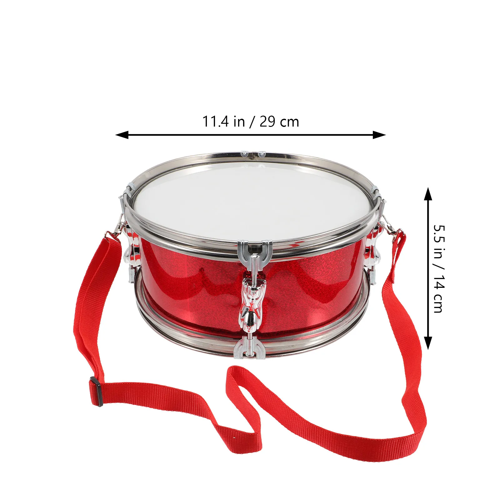 Red Snare Drum Set – Flashing Percussion Instrument for Beginners, Brain Development & Practice