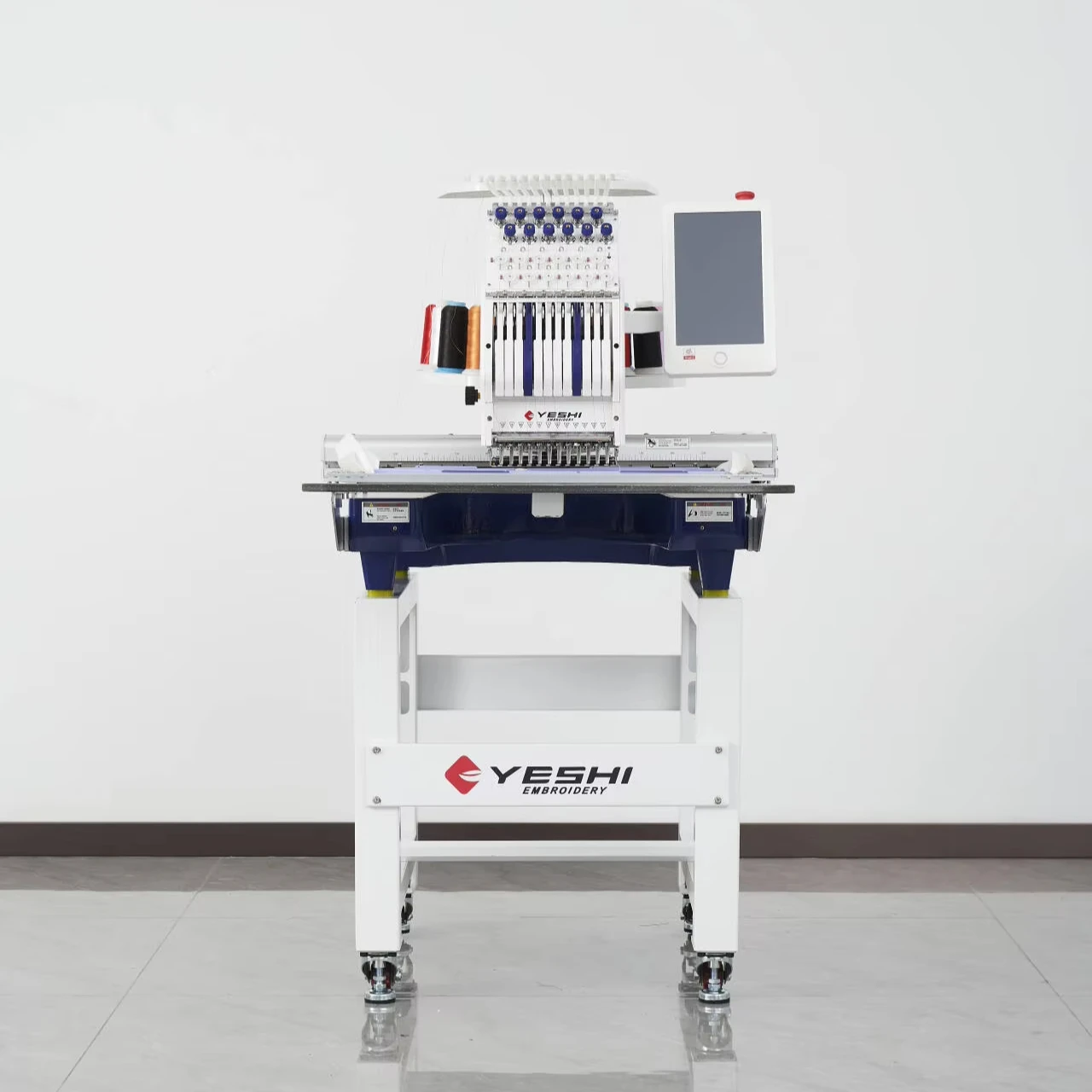 Yeshi Customize Colors and Logo Professional 9/12/15 Needles Automatic Computerized Single Head Embroidery Machine