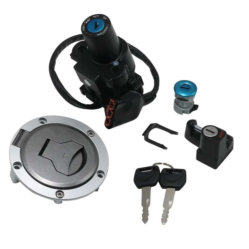 For Honda CRF250 CRF250RL Rally 2017 2018 2019 2020 Motorcycle Ignition Switch Seat Lock Key Fuel Gas Cap Set OEM 35010-KZZ-J00