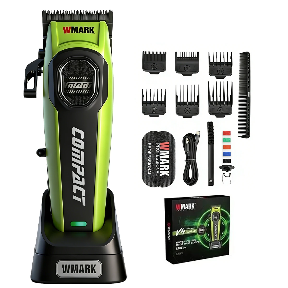 高速 10000RPM WMARK NG-X1 プロフェッショナルバリカン充電ベースヘア