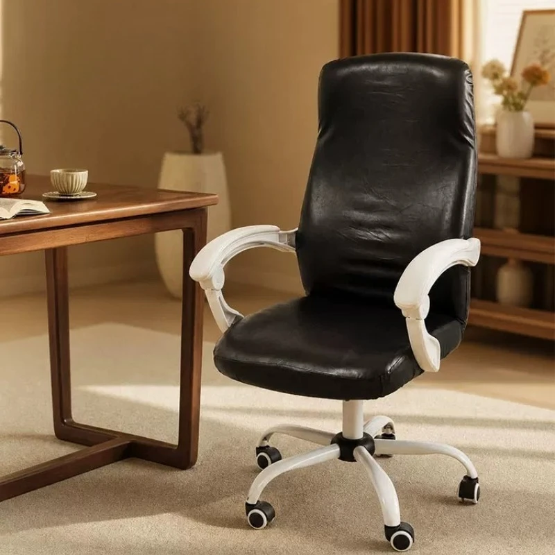 Waterproof All-inclusive Office Swivel Chair Cover Stretch Computer Seat Chair Slipcovers Anti-dirty Armchair Protector Cover