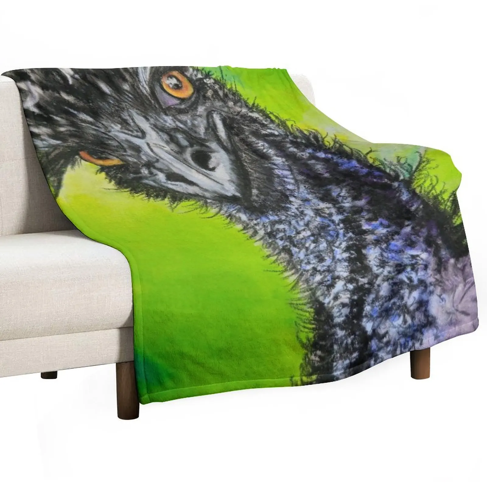 Emu Bird Throw Blan…