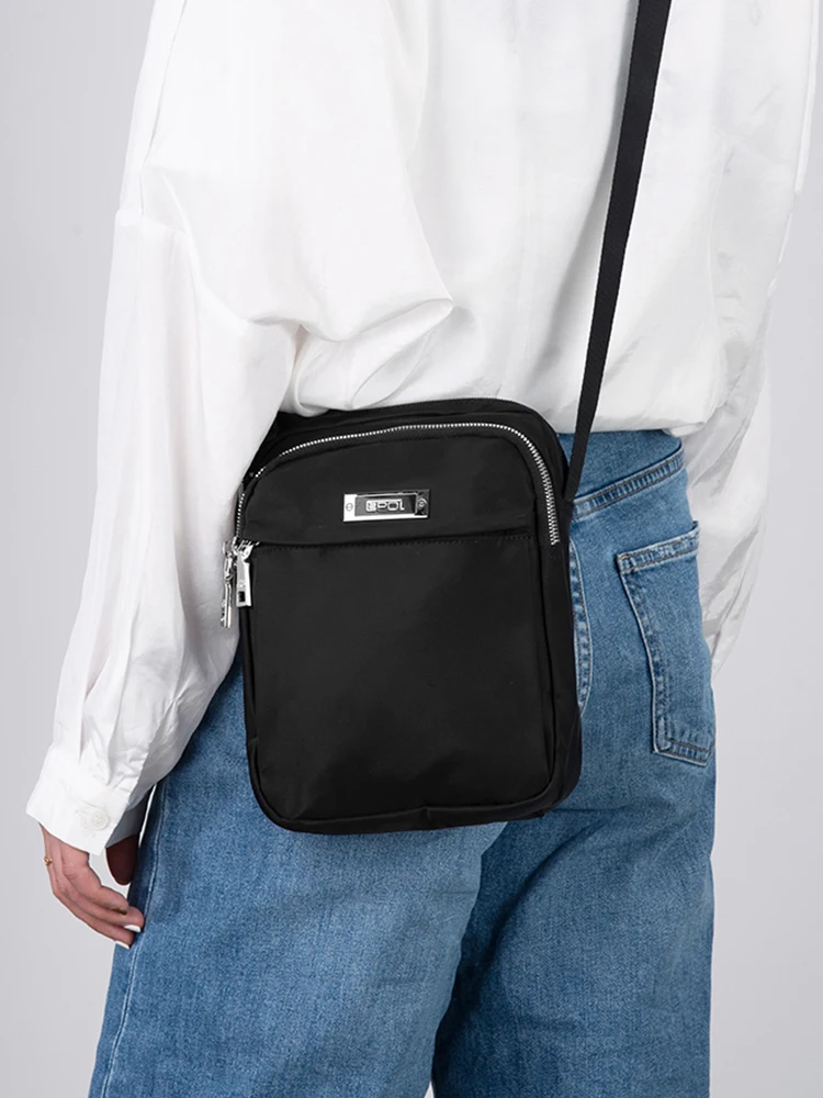 EPOL Shoulder Bags for Women All-match Small-sized hand bag ladies Simple Canvas Fashion Oxford Nylon Crossbody Bags 6026-03