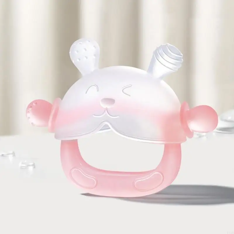 نمط الحيوانات الرضع مولي مضغ لعبة السيليكون تيثيري Teatherial Sensory Toy P31B