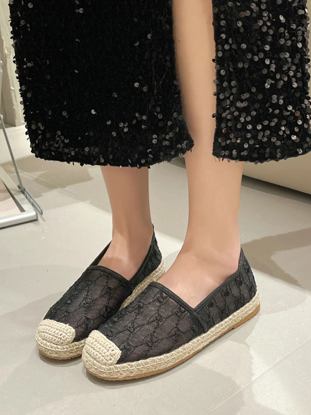 Soft Summer Shoes Ladies Round Toe Slip-on Espadrilles For Women Female Footwear Casual Sneaker 2024 Slip On Dress Breathable Le