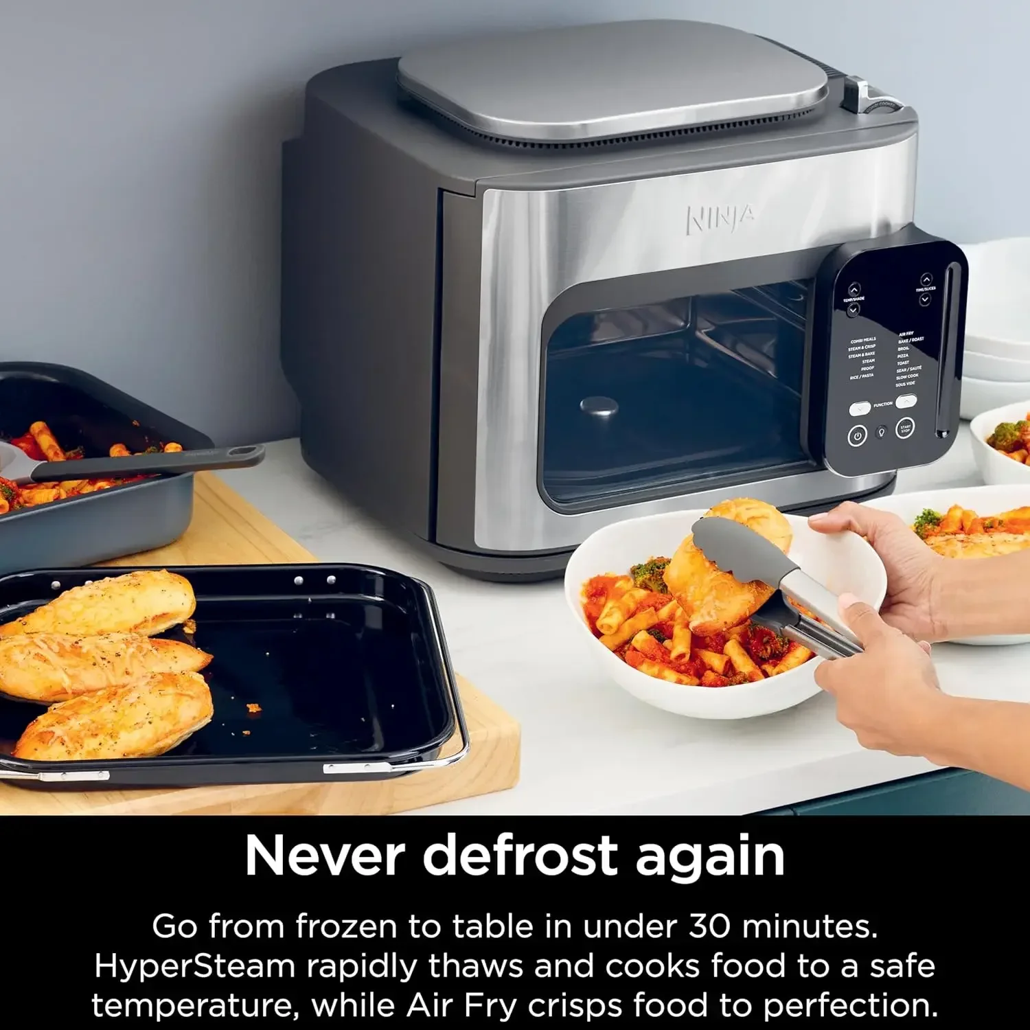 Ninja Combi All-in-One Multicooker, Oven, & Air Fryer, Complete Meals in 15 Mins, 14-in-1 Functions, Combi Cooker + Air Fry,