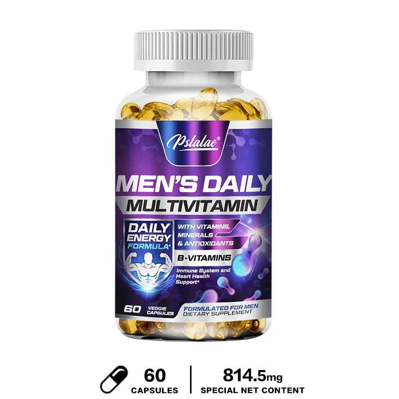 Men's Multivitamin Supplement with Vitamins A, B12, C, D and E To Support Energy and Zinc To Support Immune Health Nutraceutical