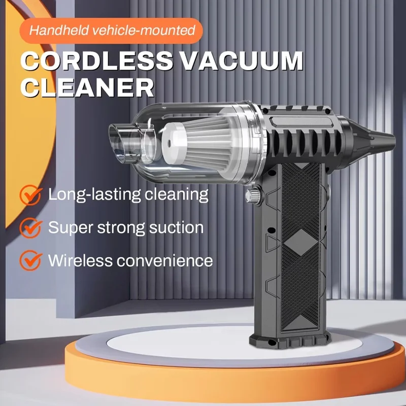 

Portable Violent Turbofan Dust Blower High speed Motor Violent Fan Outdoor 6000pa High suction Handheld Dust Blower New