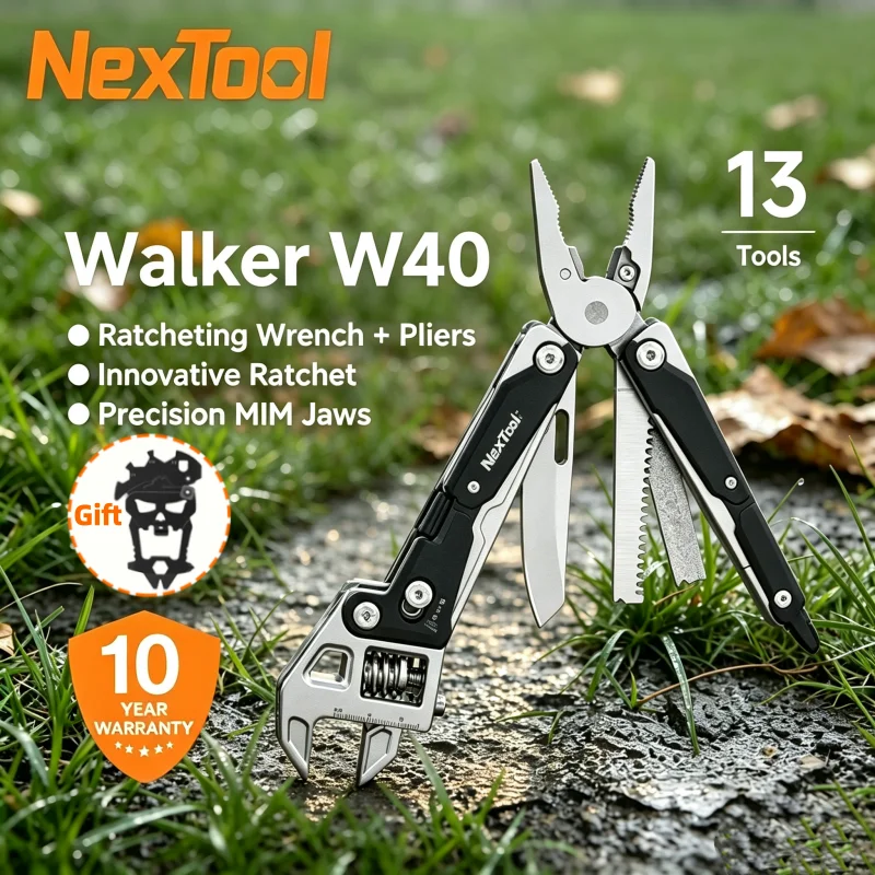 cle-a-molette-reglable-nextool-w4-outil-multifonction-11-en-1-pince-pliante-tournevis-scie-outil-de-coupe-outils-de-reparation-d'urgence-pour-le-camping-en-plein-air