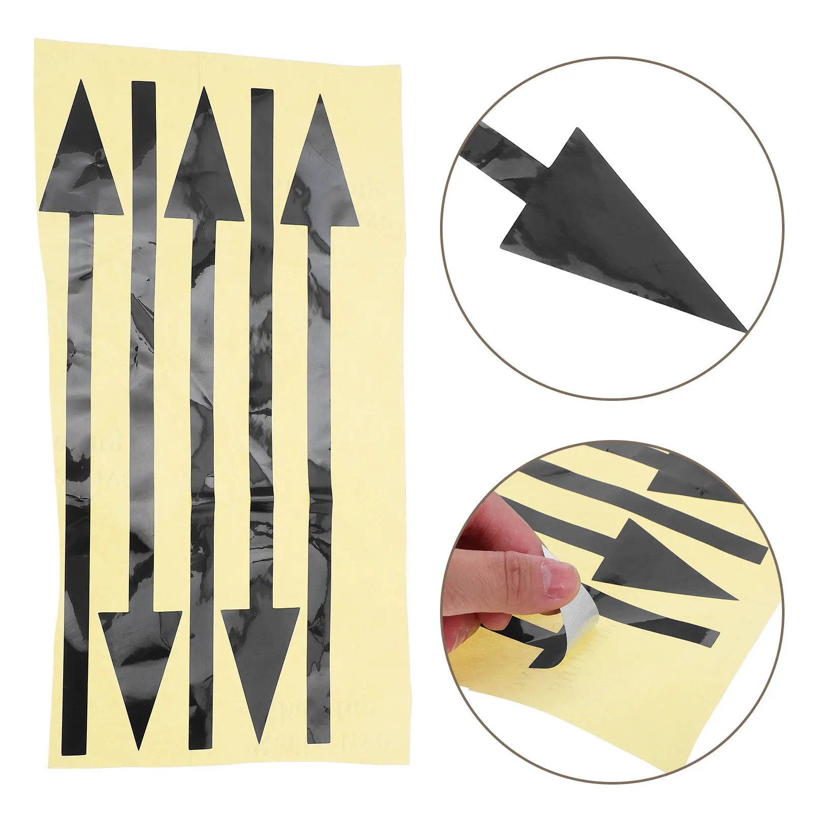 

5 шт. светоотражающих наклеек-стрелок для почтовых ящиков, самоклеящиеся, водонепроницаемые, для наружного применения, для повышения видимости и безопасности в ночное время