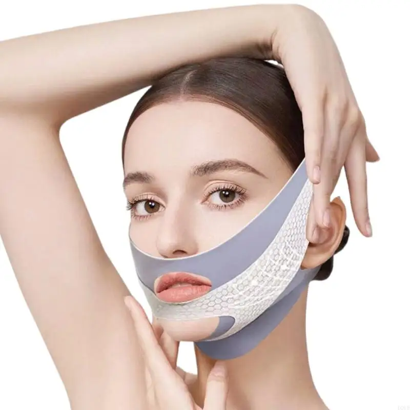 d0ueフェイスシェーパーソフトフェイスリフティング包帯フェイスリフティングベルトしわの改善