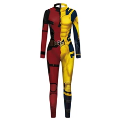 Deadpool Wolverine kostium Wilson James Howlett Logan superbohater Catsuit mężczyźni kobiety Halloween Cosplay garnitur świąteczne ubrania imprezowe