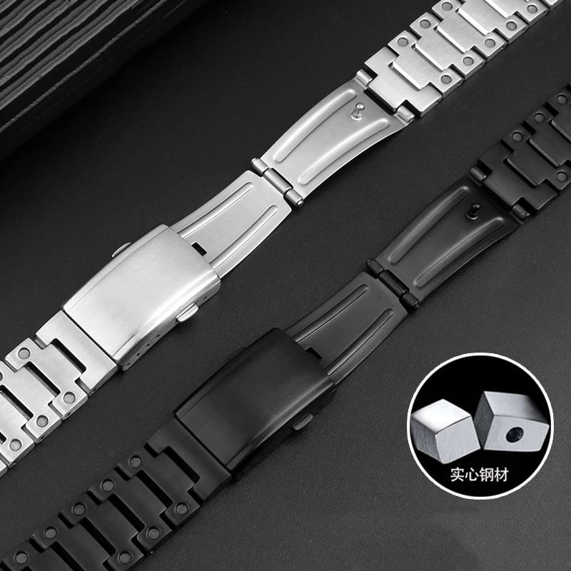 Precision Steel Watch Strap for Casio 5579 Watch Chain Ocean Heart Edifice Metal Series EFB-680 EFB680 14mm Bracelet Watchband