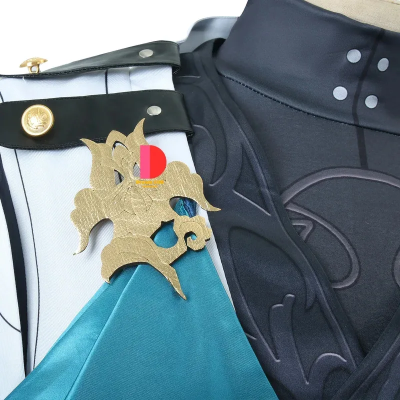 Disfraz de CyHonkai Star Rail Hot Luocha, uniforme de Carnaval de Anime con peluca, disfraz de Halloween para hombres, traje de juego listo para fotos