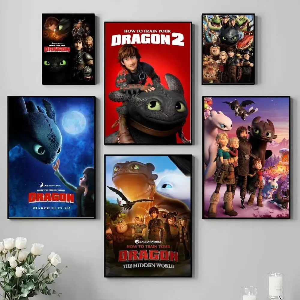 كيفية تدريب ملصق D-Dragon الخاص بك، ملصق فني ذاتي اللصق مقاوم للماء، ديكور جدار غرفة القهوة والبار #1