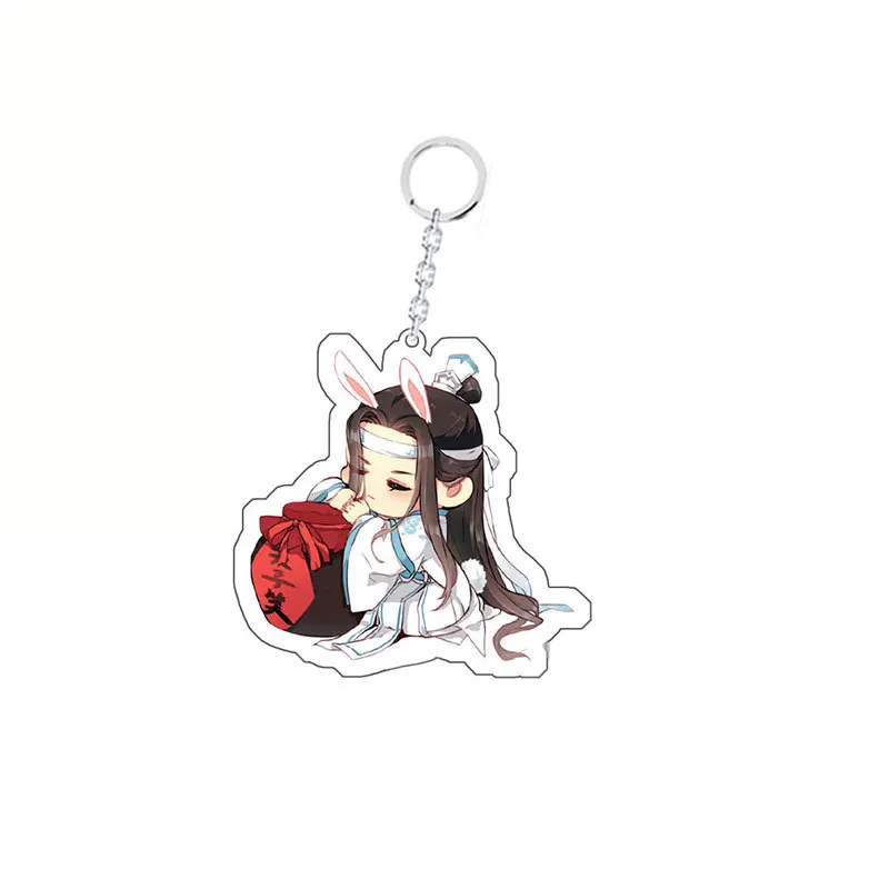 Mo Dao Zu Shi Anime Figures Cosplay Keychain weiwuxian lanwangji Chen Qing Ling Grandmaster of Demonic Cultivation Key Chain