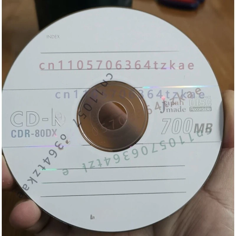 For Taiyo Yuden Water Blue CD-R 700MB Blank Disc Lossless Car Music CD Recordable Disc