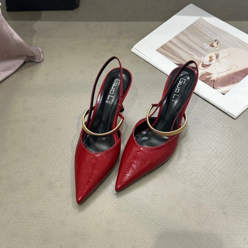 2026 Neue Damen High Heels Sommer Modische Sexy Spitze High-Heel-Sandalen Elegante Lässige Slip-on Kleider- und Strand-Sandalen