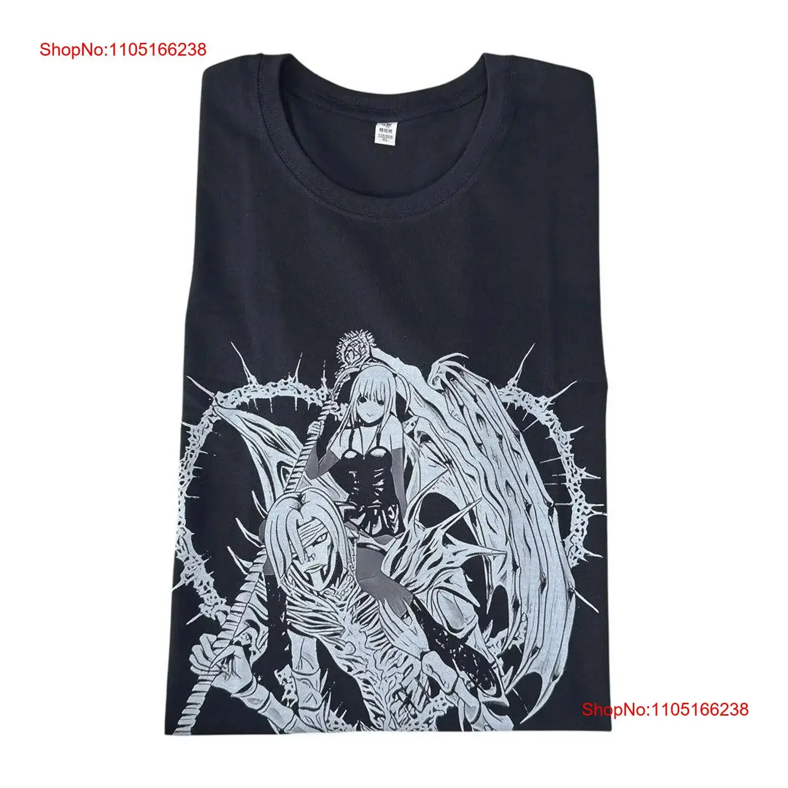 Death Note t-shirt noir taille XL Misa Rem Anime film J17116 vintage lavé respirant doux confortable mode légèrement