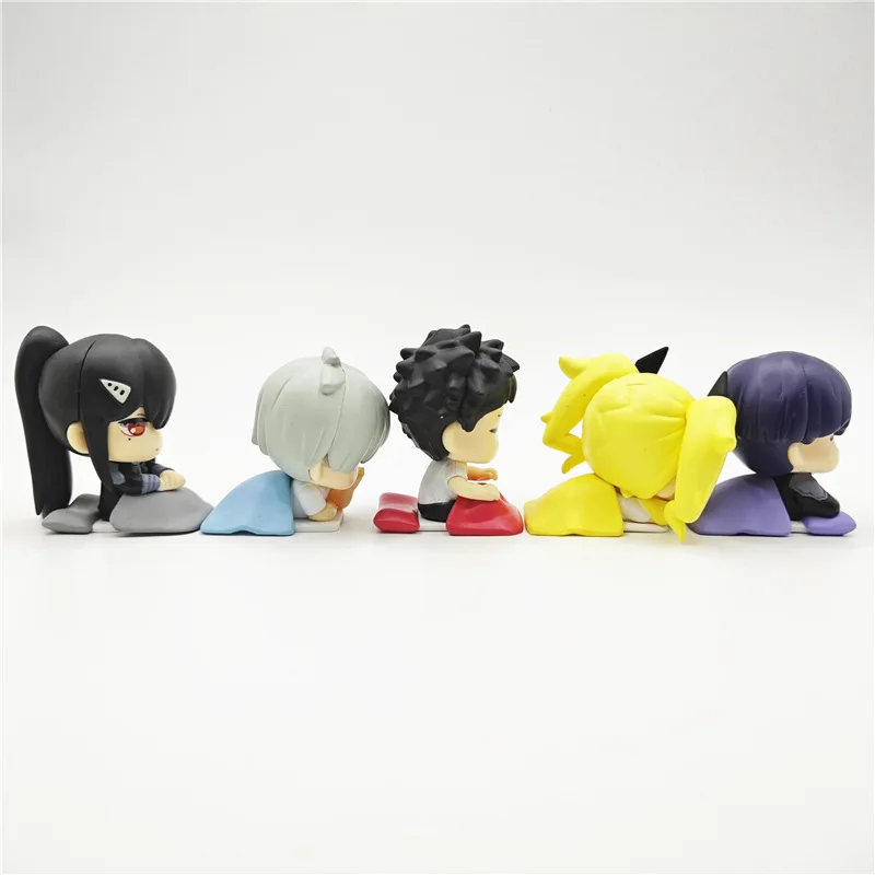 5 قطعة/المجموعة أمين كايجو رقم. 8 ألعاب نموذج بيضة نسخة نوم لطيفة مقاس 5 سم #4