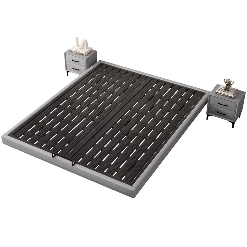 

Suspended Bed Modern Simple Master Bedroom Household 1.8 Meters Single Double Bed Tatami Without Bedside Row Skeleton