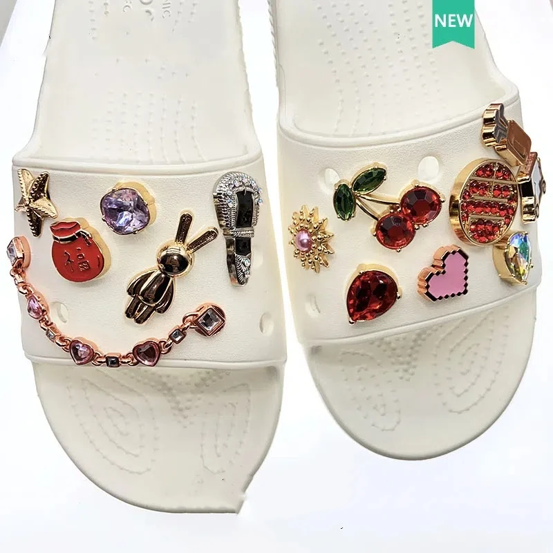High-Quality Metal  Shoe Charms  Fashion Hole Accessories for Cross  Decorative DIY Shoe Decorations
