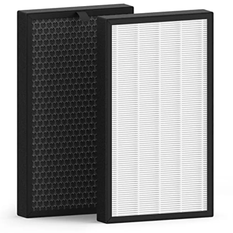 

2 Pack KJ350G Replacement Filter Compatible with TOSOT Air Purifier, H13 True HEPA High-Efficiency Activated Carbon Filter,