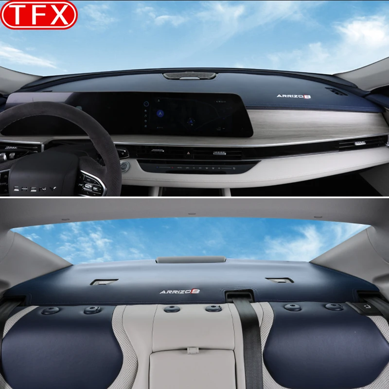 For Chery Arrizo 8 2022-2024 Car Dashboard Light Pad Modified Special Center Control Sunshade Anti-reflective Mat Sunscreen Mat