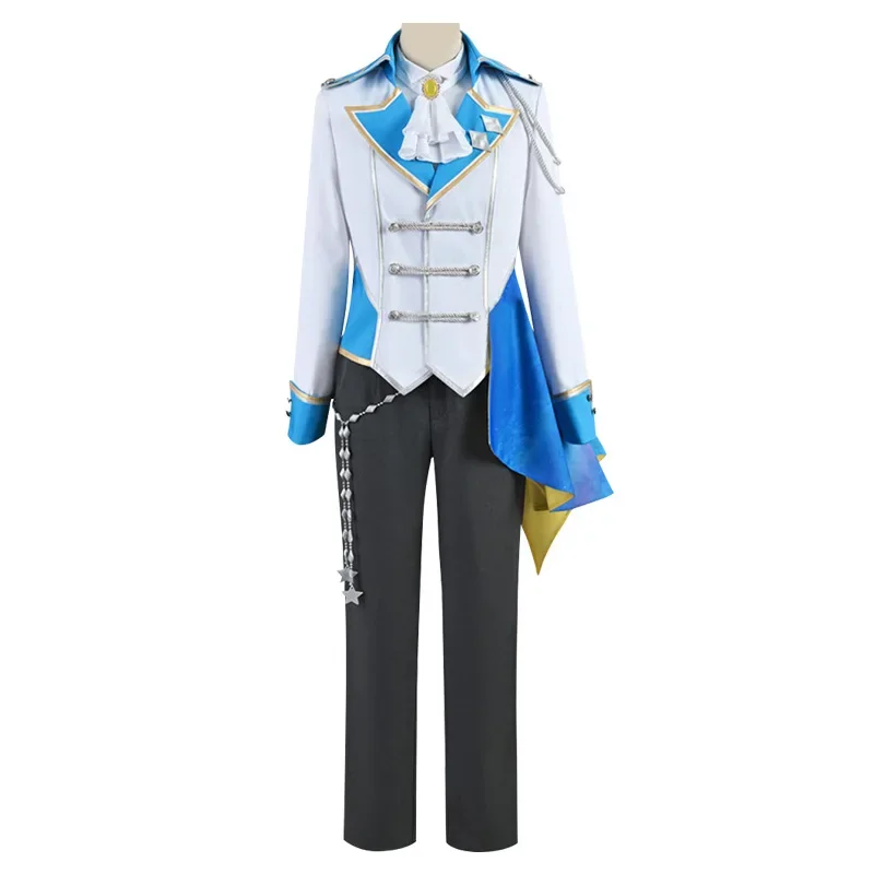 Project Sekai colorful stage anime Tenma tsuasa cosplay costumes men's suit game uniforms Carnival party coat shirt pants wig