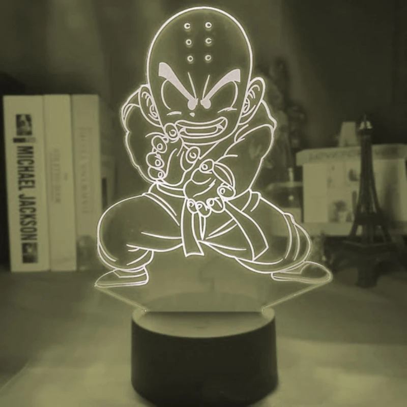 Japanese Anime Goku Led Night Light Dragon Ball Table Lamp Children Bedroom Decor 3D Lamp Birthday Christmas Gifts for Kids Toys