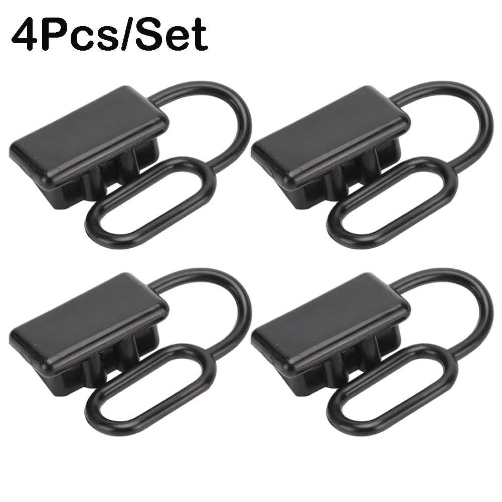 4pcs/Set Battery Plug Soft Rubber Cover Dust Cap For Anderson Plug Cover Connectors 50Amp DC Power Connectors